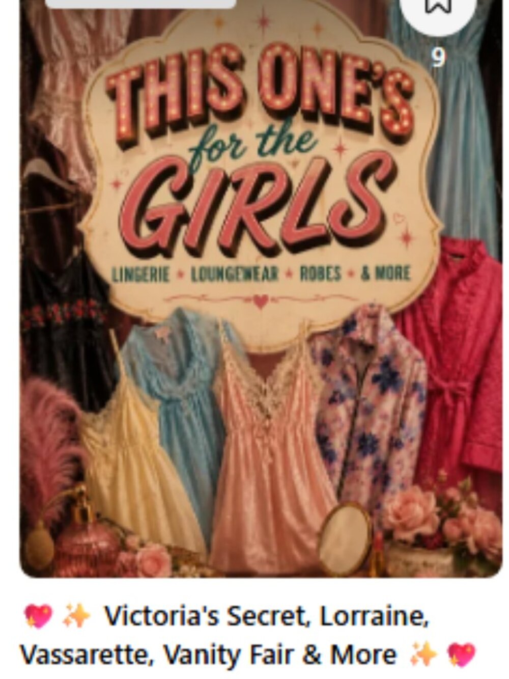 Vintage & Modern Lingerie Sale on WhatNot TODAY! 5:45PM CST